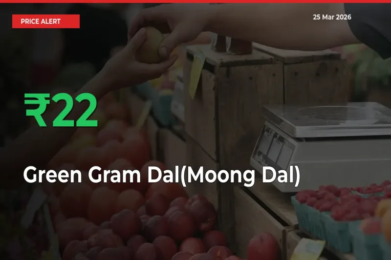 Big Rally! Green Gram Dal(Moong Dal) Climbs 21.76% in 24 Hours at Top Mandis