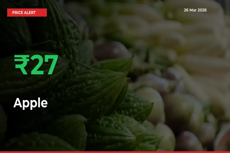 This Mandi Records 26.67% Jump in Apple Prices