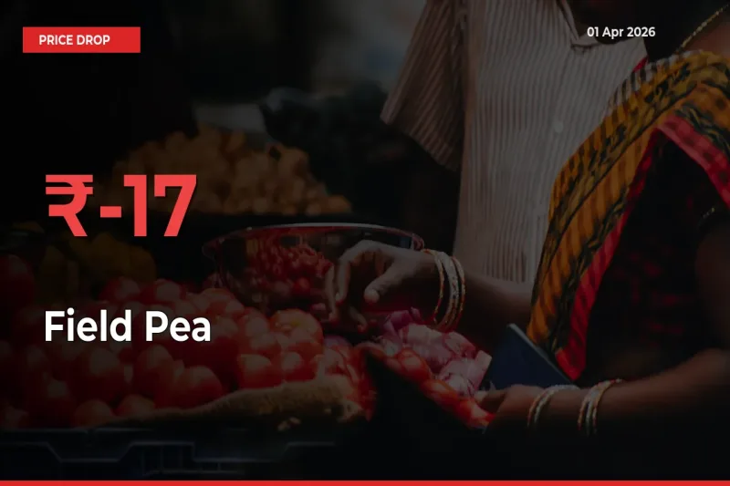 This Mandi Records 16.85% Fall in Field Pea Prices