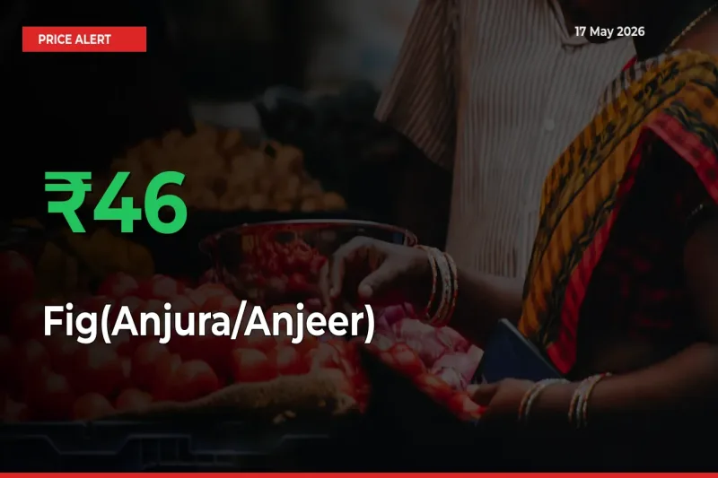 Fig(Anjura/Anjeer) Prices Rise 46.38% in a Day at Major Mandis