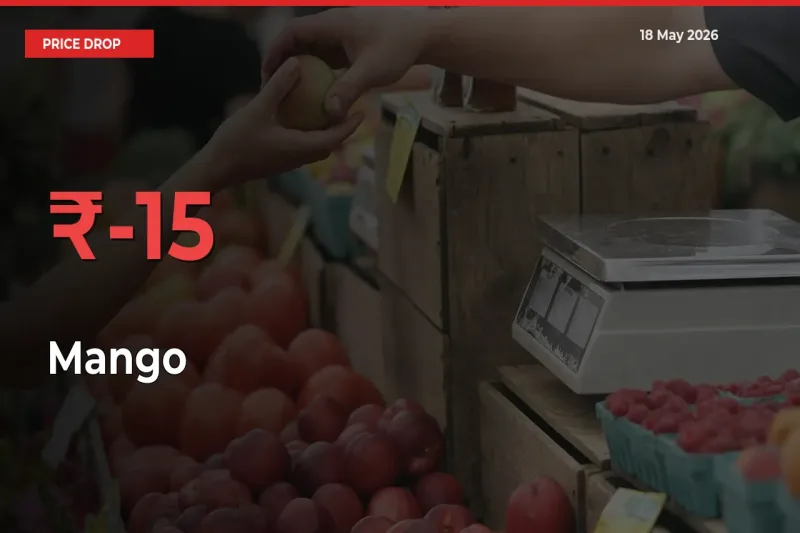 Sharp Fall! Mango Prices Plunge 15.48% in a Day at Key Mandis