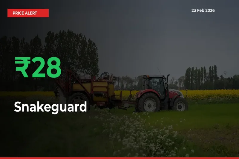 This Mandi Records 27.82% Jump in Snakeguard Prices