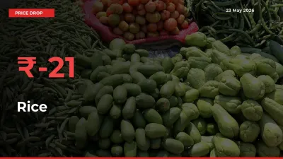 This Mandi Records 21.4% Fall in Rice Prices