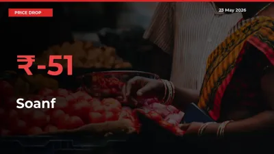 Soanf Mandi Rate Today: Prices Fall 50.72% at Market