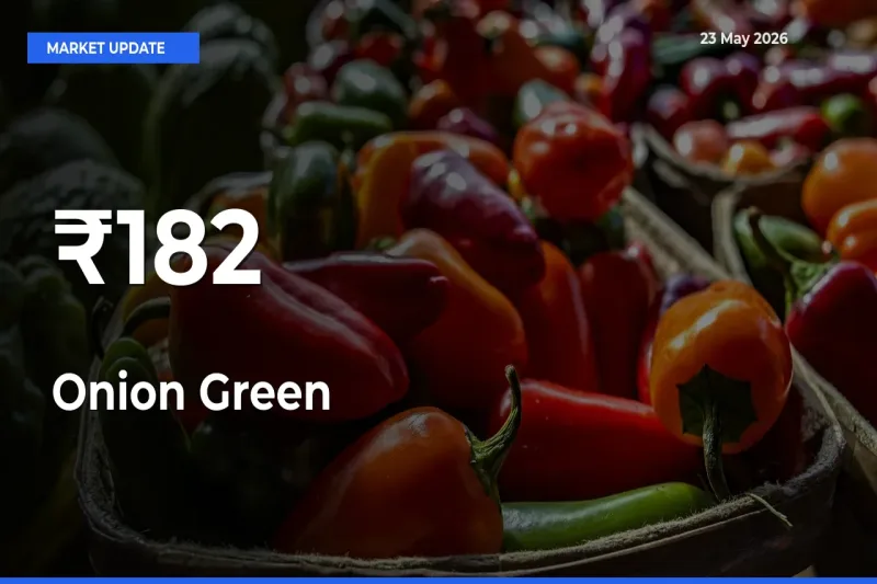 Strong Trend in Onion Green Rates Across Multiple Mandis – What It Means for Traders