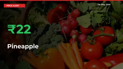 Pineapple Rises 22.38% at Mandis