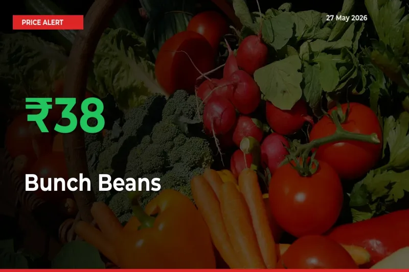 Why Bunch Beans Prices Rose 38% in a Day at Mandis
