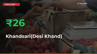 Sudden 25.64% Rally in Khandsari(Desi Khand) Prices Across Mandis