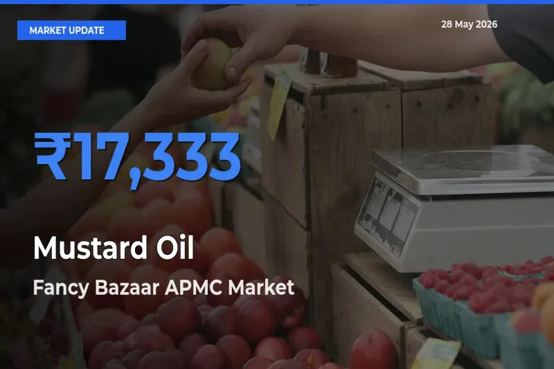 Top Performer! Fancy Bazaar APMC Offers Best Mustard Oil Price Today