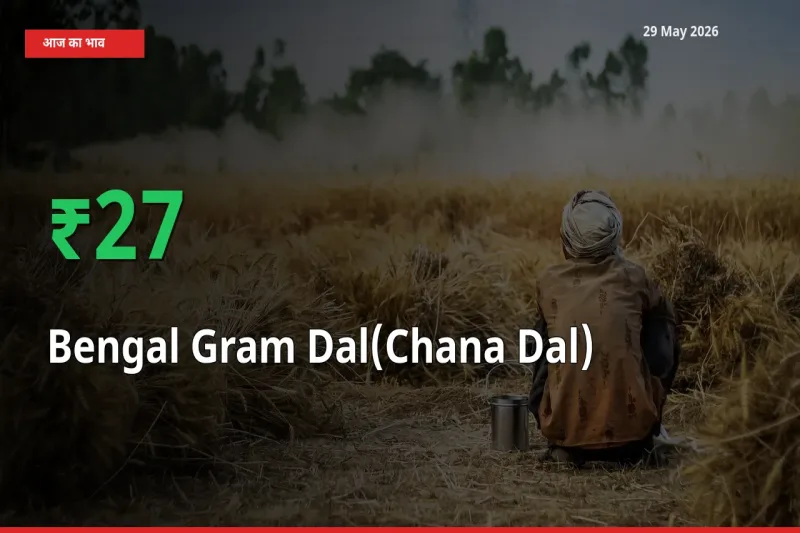 चना दाल 26.83% उछला, मंडी