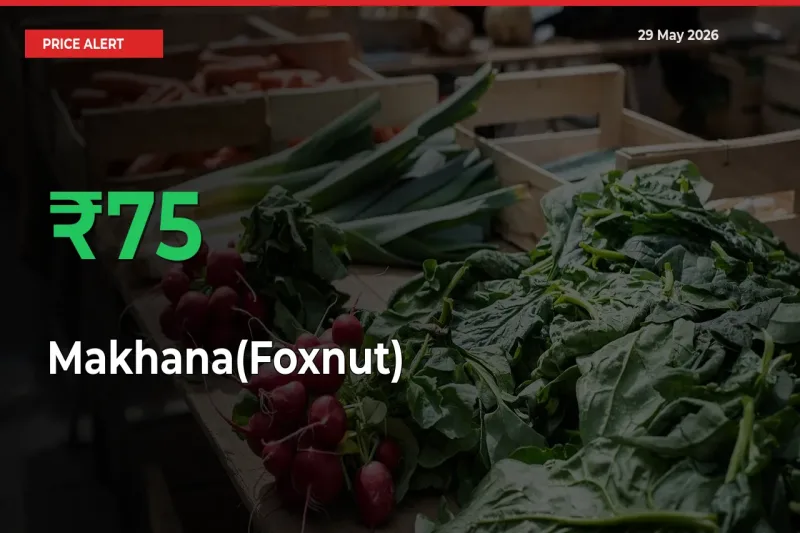 74.54% Spike in Makhana(Foxnut) Prices – Mandi Sees Sudden Rally