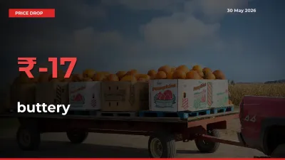 Why buttery Prices Fell 17.34% in a Day at Mandis