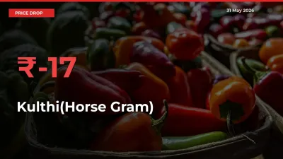 Kulthi(Horse Gram) Prices Drop 16.88% – May 31 Market Update from Mandis