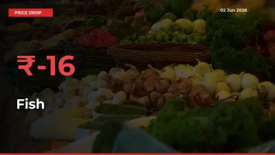 Sharp Fall! Fish Prices Plunge 15.96% in a Day at Key Mandis