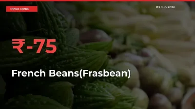 74.96% Drop in French Beans(Frasbean) Prices – Mandi Sees Sudden Fall
