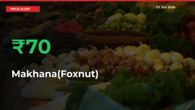 Makhana(Foxnut) Rises 69.88% at Mandis