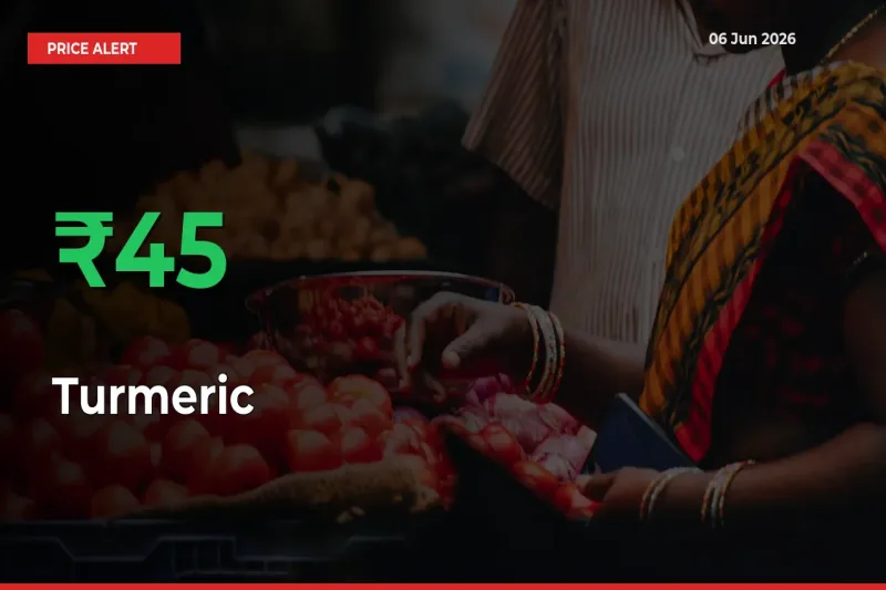 This Mandi Records 44.6% Jump in Turmeric Prices
