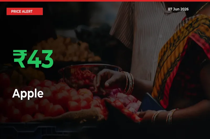 Apple Rises 42.9% at Mandis