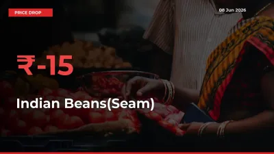 Farmers Alert as Indian Beans(Seam) Prices Slide 15.02% in Local Mandis