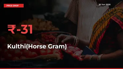 This Mandi Records 31.24% Fall in Kulthi(Horse Gram) Prices