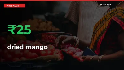 dried mango Mandi Rate Today: Prices Jump 25.29% at Market