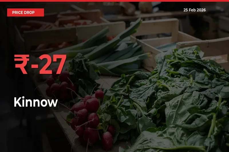 Kinnow Prices Drop 26.55% in 24 Hours at Major Mandis