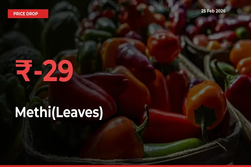 Farmers Alert as Methi(Leaves) Prices Slide 28.75% in Local Mandis