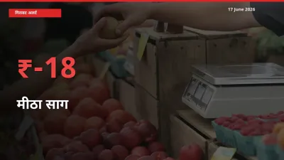अचानक झटका! मंडी में मीठा साग के दाम 18.37% टूटे