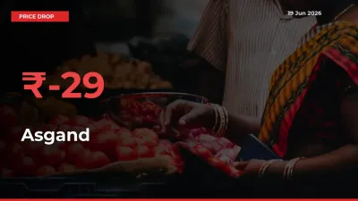 Why Asgand Prices Fell 28.81% in a Day at Mandis