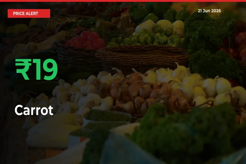 Why Carrot Prices Rose 18.51% in a Day at Mandis