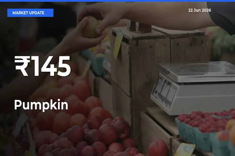 Strong Trend in Pumpkin Rates Across Multiple Mandis – What It Means for Traders