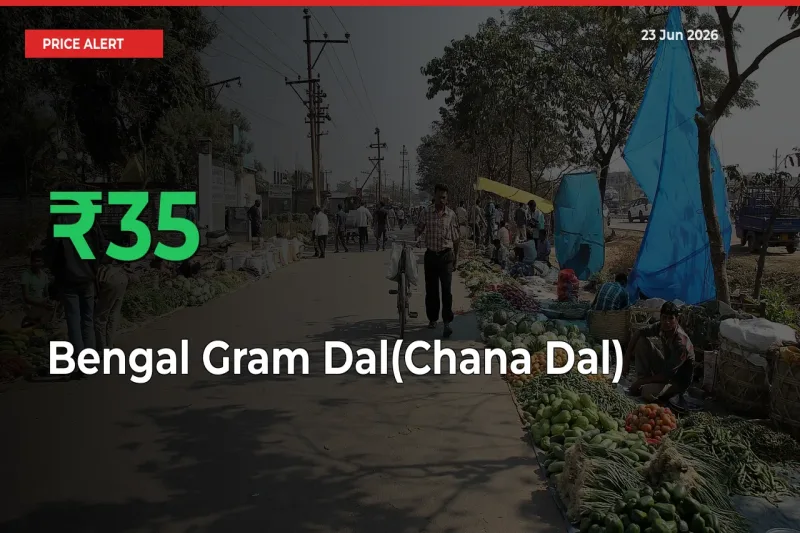 Bengal Gram Dal(Chana Dal) Mandi Rate Today: Prices Jump 34.68% at Market