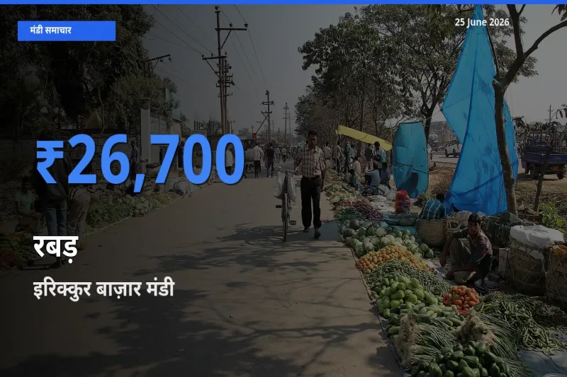बाज़ार संकेत: इरिक्कुर बाज़ार बना रबड़ के लिए आज की टॉप मंडी
