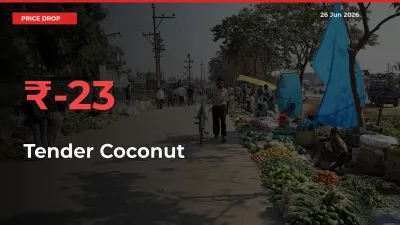22.65% Drop in Tender Coconut Prices – Mandi Sees Sudden Fall