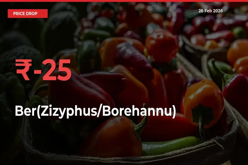 Ber(Zizyphus/Borehannu) Falls 24.99% at Mandis
