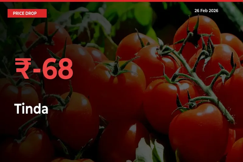 Why Tinda Prices Fell 67.7% in a Day at Mandis