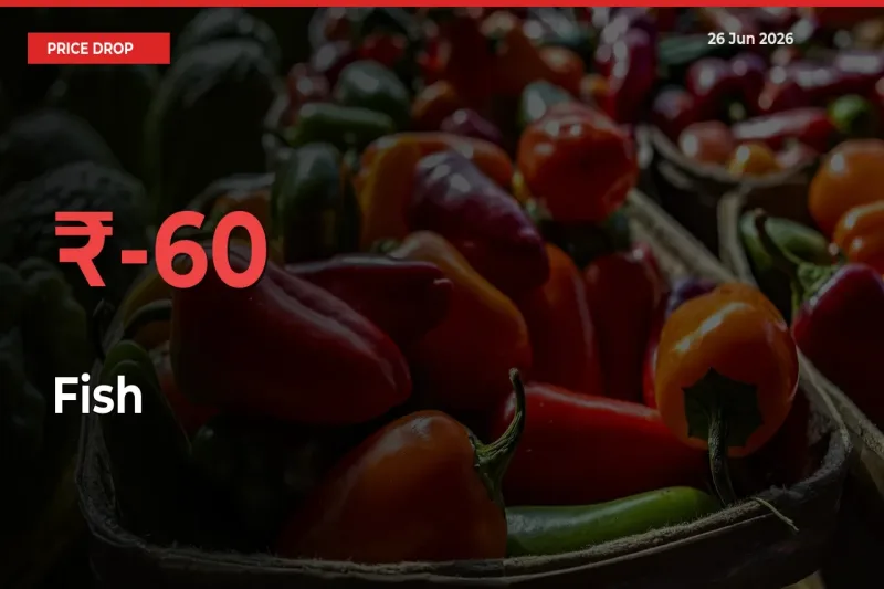 Fish Falls 59.65% at Mandis