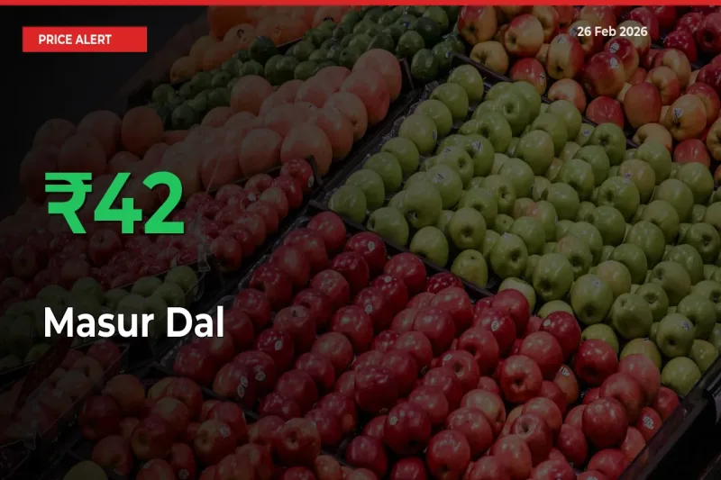 Why Masur Dal Prices Rose 41.75% in a Day at Mandis