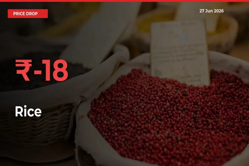 Why Rice Prices Fell 17.55% in a Day at Mandis
