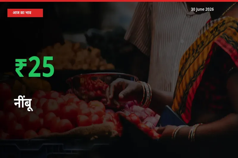 नींबू 25.1% उछला, मंडी