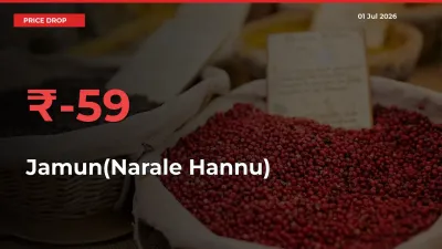 58.5% Drop in Jamun(Narale Hannu) Prices – Mandi Sees Sudden Fall