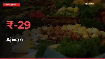 Ajwan Prices Drop 28.62% – July 01 Market Update from Mandis