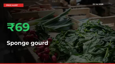 Why Sponge gourd Prices Rose 69.2% in a Day at Mandis