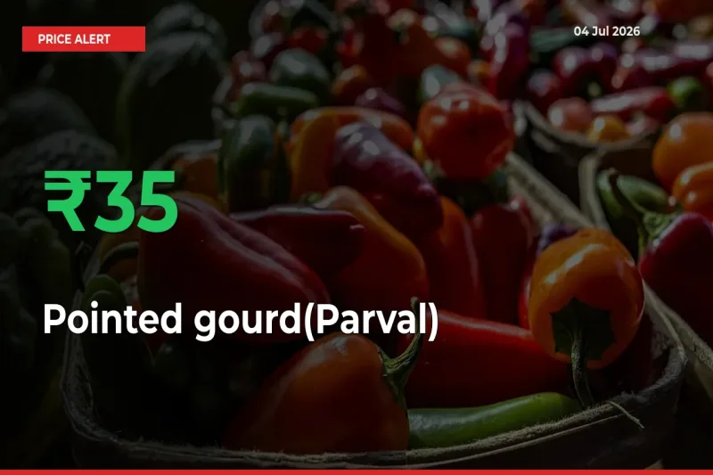 This Mandi Records 35.23% Jump in Pointed gourd(Parval) Prices