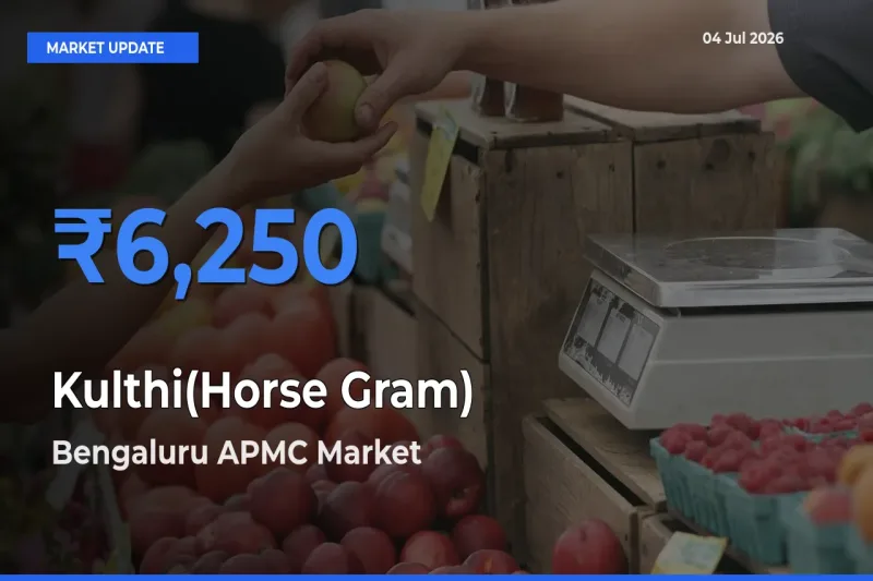 Farmers Prefer Bengaluru APMC as Kulthi(Horse Gram) Hits Highest Rate