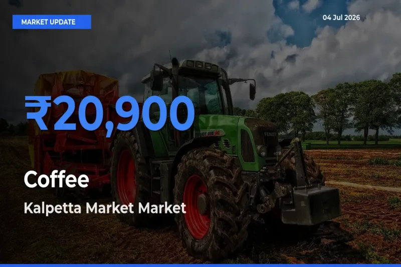 Kalpetta Market Records Highest ₹20,900 Rate for Coffee