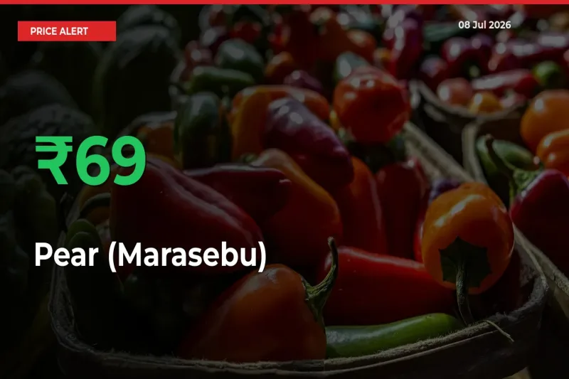 Why Pear (Marasebu) Prices Rose 68.89% in a Day at Mandis