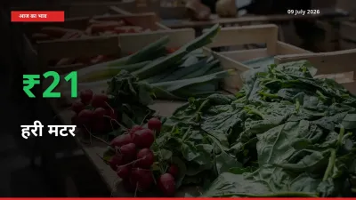 हरी मटर 21.48% उछला, मंडी