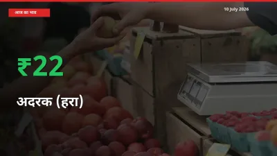 किसानों के लिए खुशखबरी! स्थानीय मंडी में अदरक (हरा) 22.06% उछला
