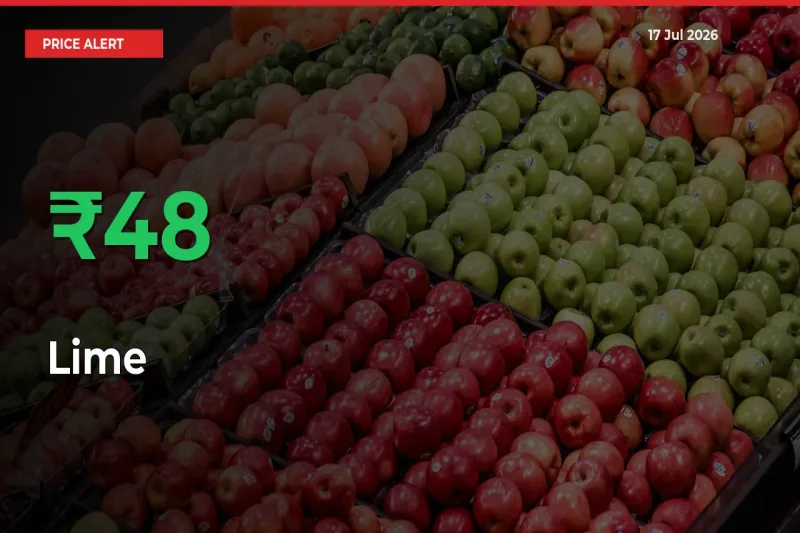 Lime Prices Rise 47.55% in a Day at Major Mandis